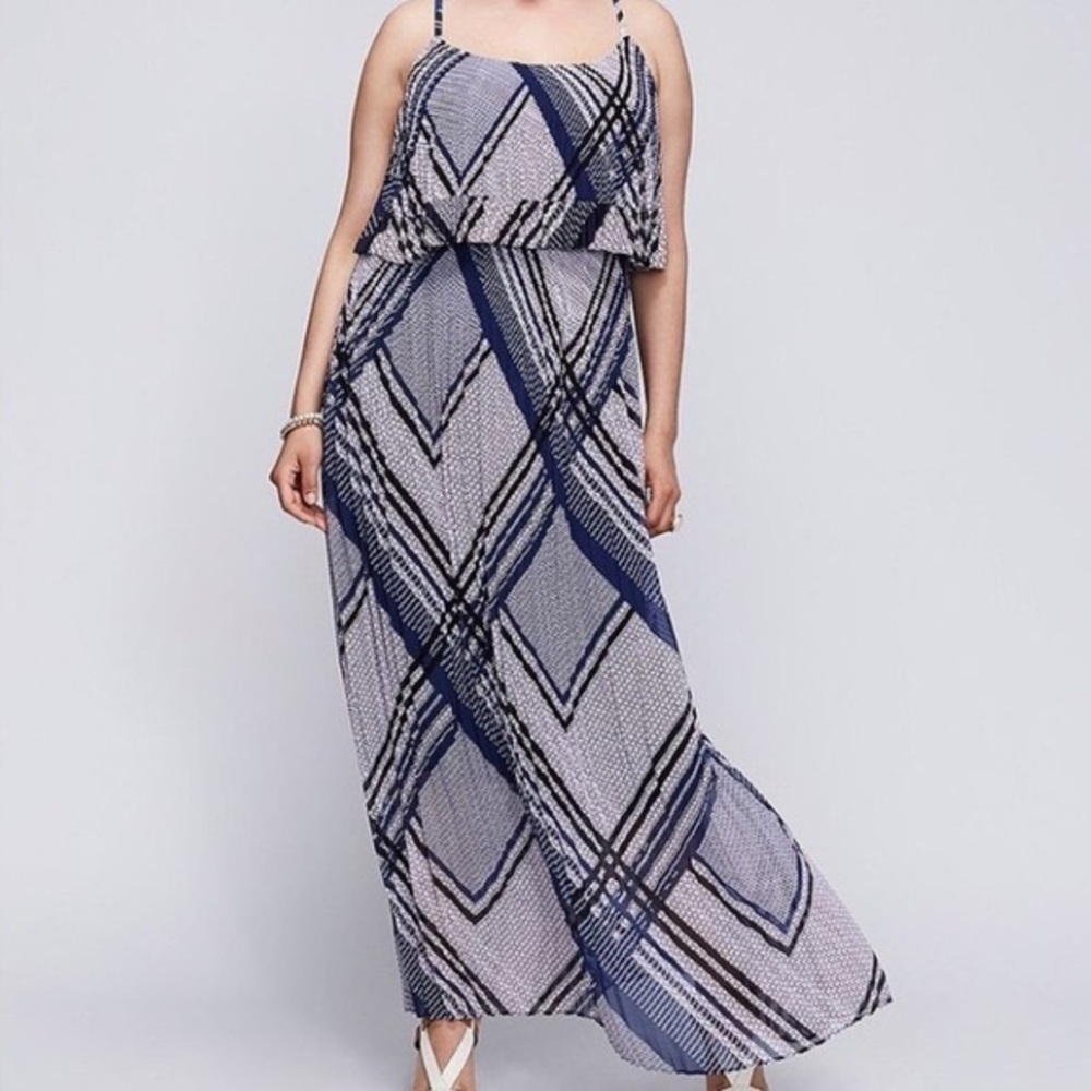 Lane Bryant tired Maxi Dress